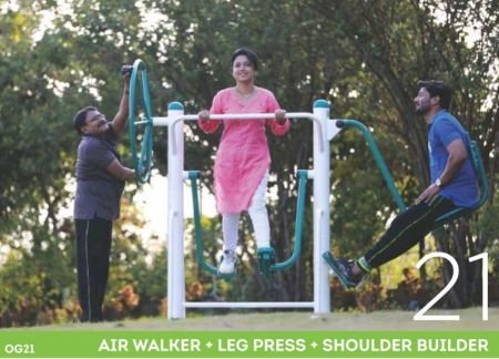 Air Walker + Leg Press + Shoulder Builder (OG21)