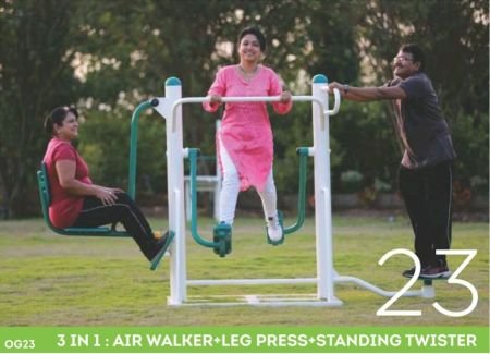 3 In 1 Air Walker + Leg Press + Standing Twister (OG23)