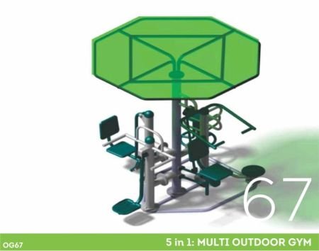 5 In 1 : Multi Outdoor Gym (OG67)